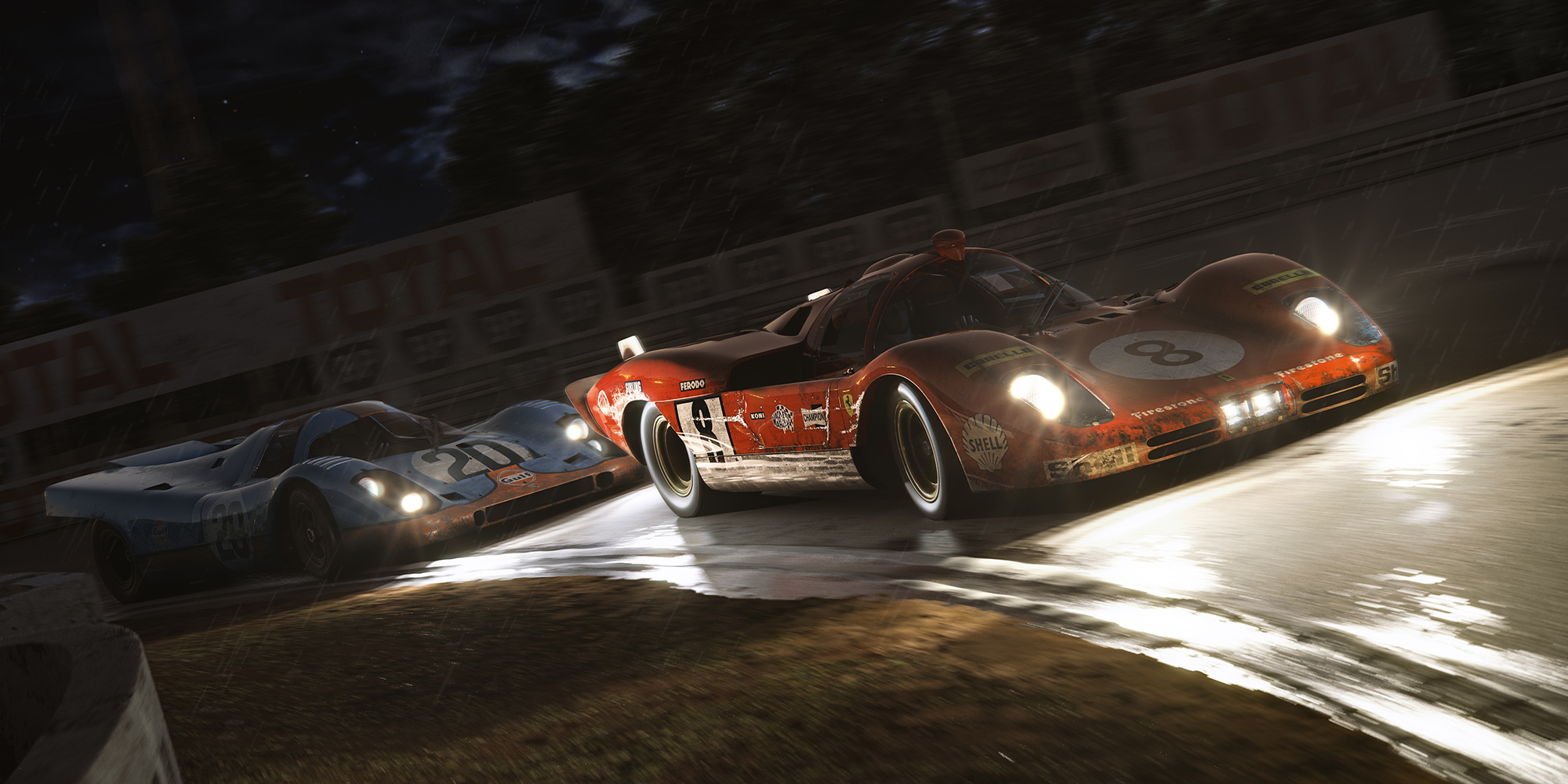 Porsche vs Ferrari | Car poster - Colors of Speed