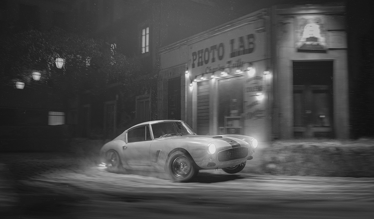 Ferrari 250 GTO. Al límite. Car Poster - Colors of Speed