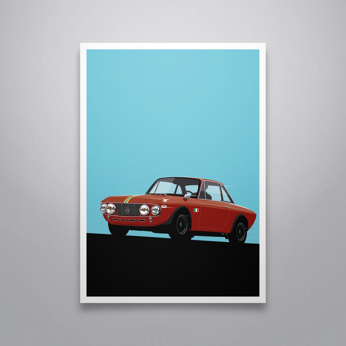 Lancia Fulvia - Automotive Prints