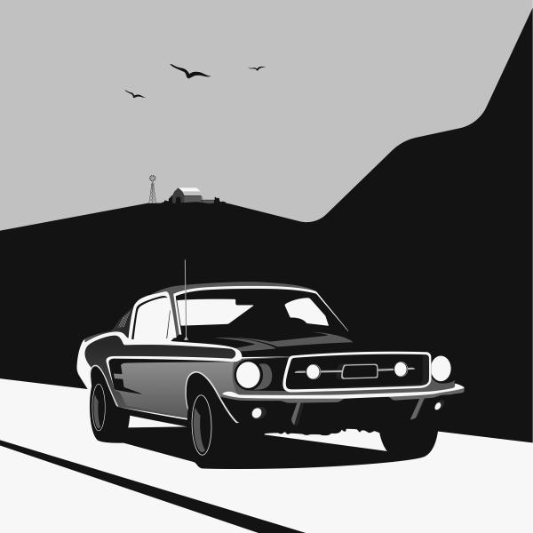 Ford Mustang - Automotive Prints