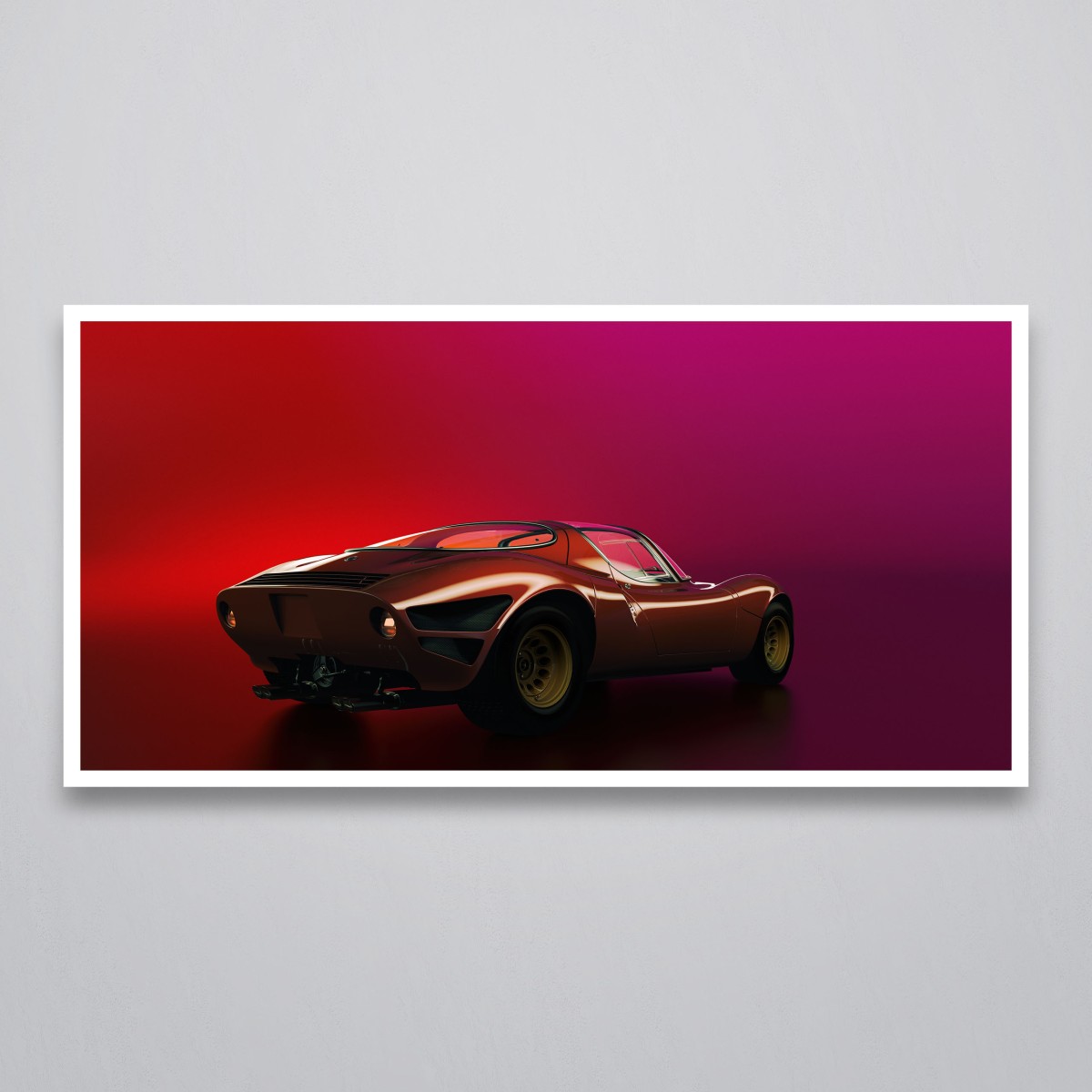 Alfa Romeo 33 Stradale Poster - Automotive Prints