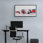 1978 Porsche 935/78 "Moby Dick" - Perspective. - Automotive Prints