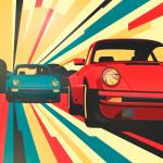 Porsche 911 Poster - Zoom in - Automotive Prints