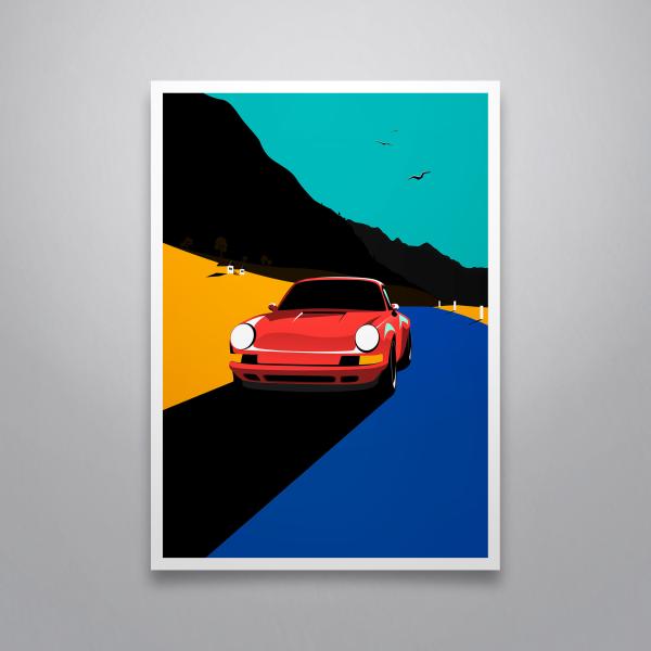 Porsche 911 (930) - Automotive Prints