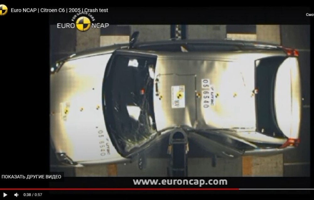 Top 5 best results in Euro NCAP crash tests - Colors of Speed