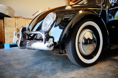 A 1968 Porsche 912 motorized by a Model S P85 powertrain
